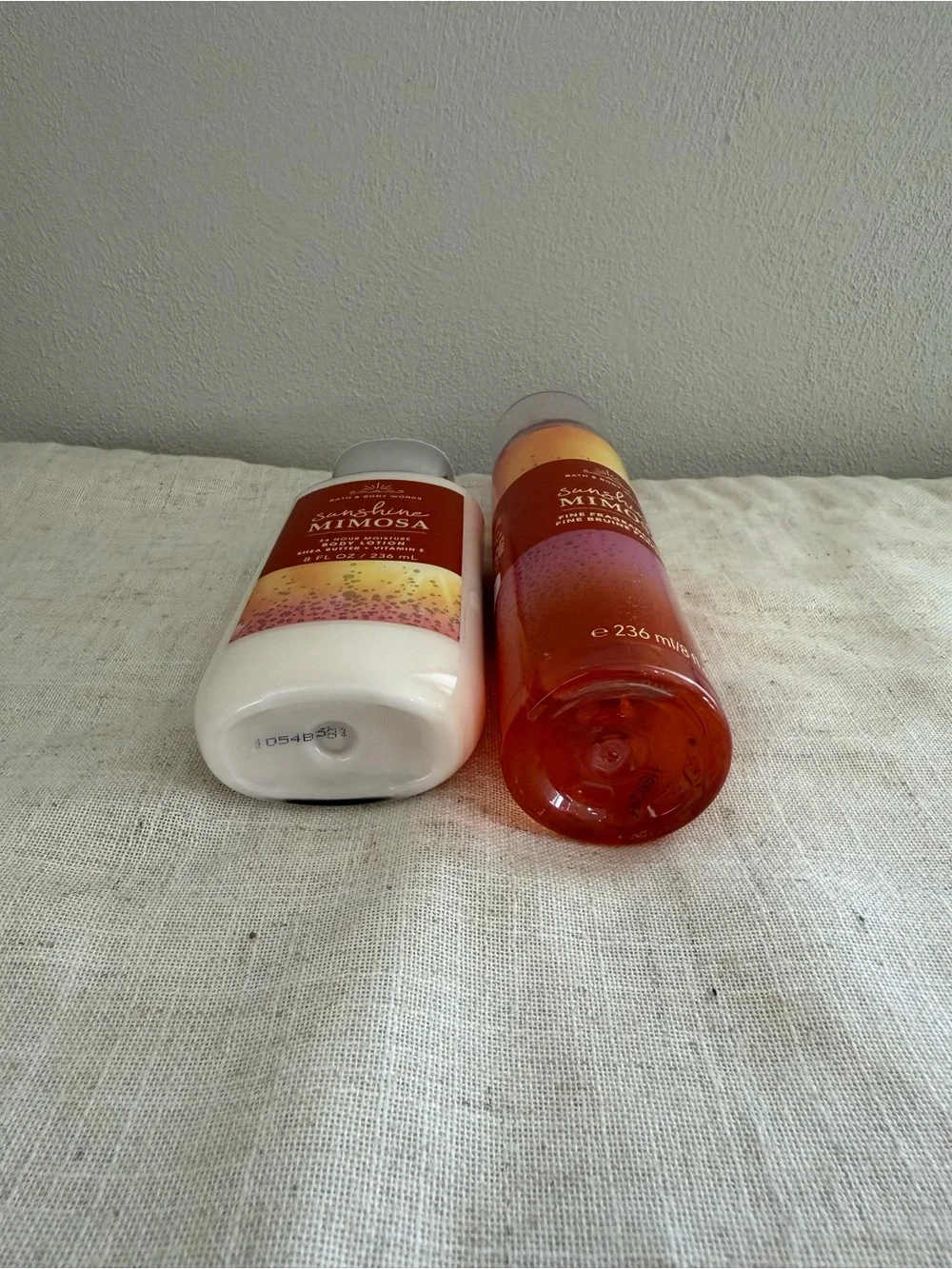 Bath & Body Works Sunshine Mimosa Lotion & Fragrance Mist - Orange, Yellow NWT